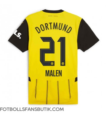 Borussia Dortmund Donyell Malen #21 Replika Hemmatröja 2024-25 Kortärmad